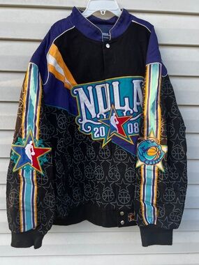 RARE Jeff Hamilton NBA NOLA 2008 All Star jacket JH size 4XL